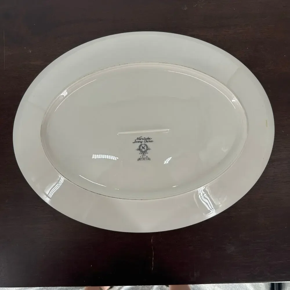 Vintage Noritake Myrta Oval Serving Platter 12.5